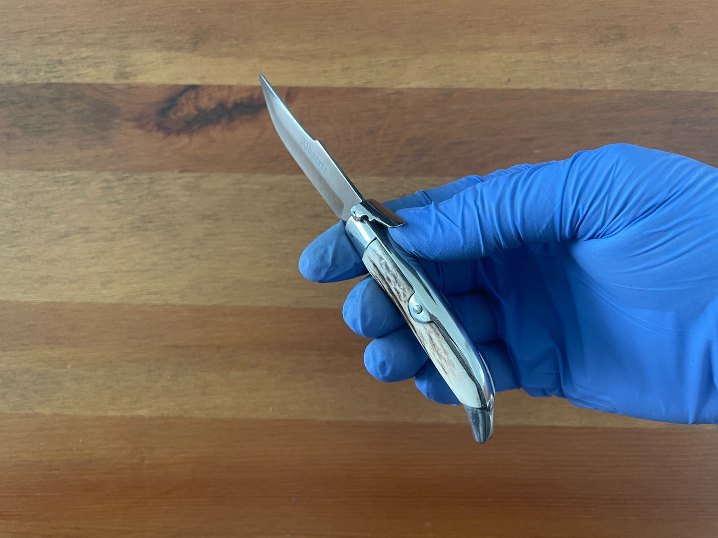 2.75” Spanish Navaja Pocket Knife Genuine Deer Antler Scales Handcrafted Spain