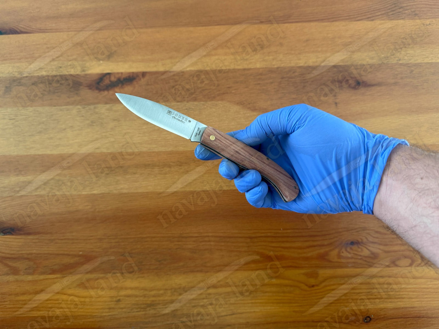 3.14” Joker Antaño Camping Folding Knife (Bubinga Wood Handle) Handmade in Spain