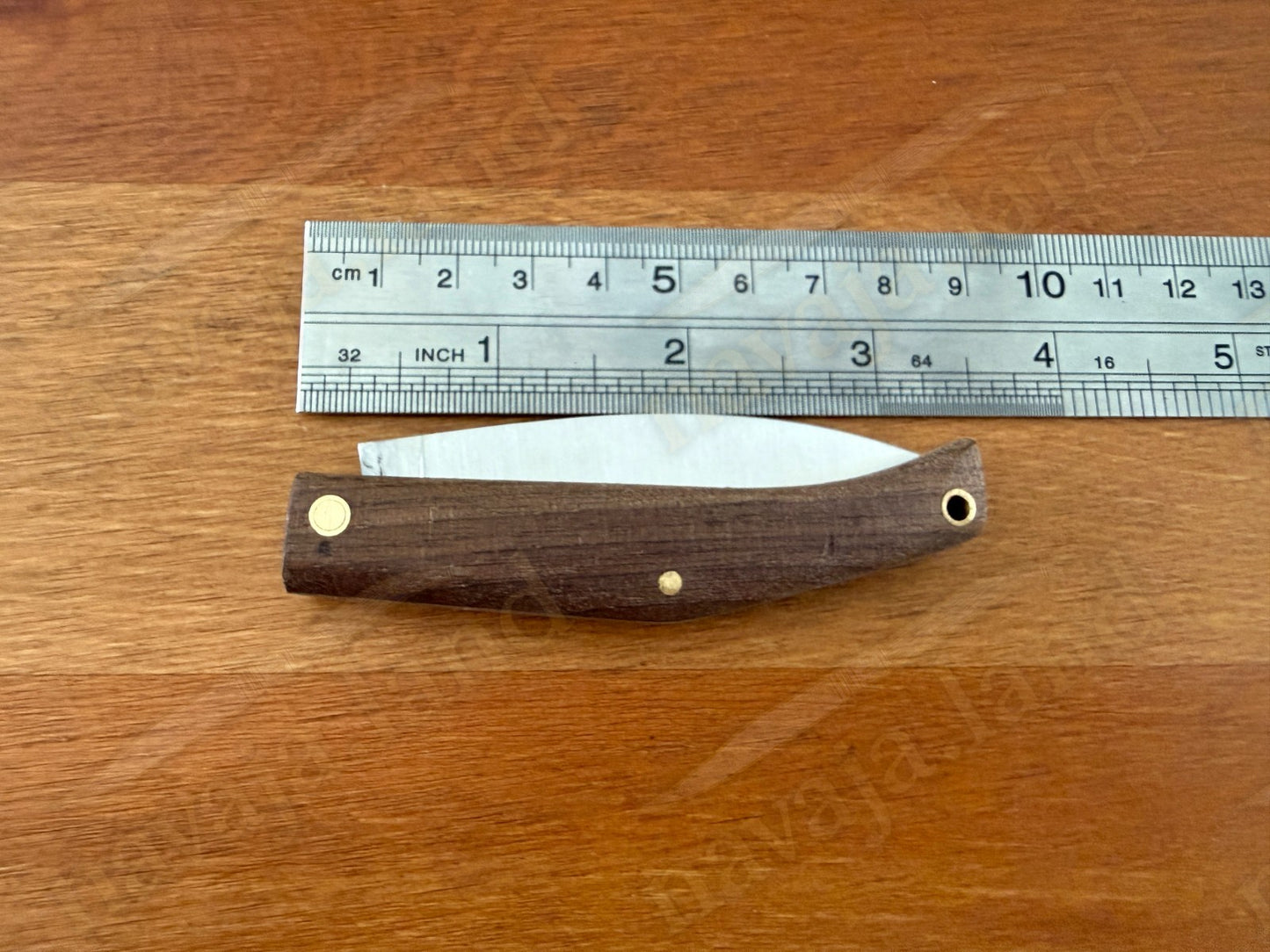 Joker Slipjoint Pocket Knife 2.68” MOVA Steel Blade | Dark Walnut Wood Handle