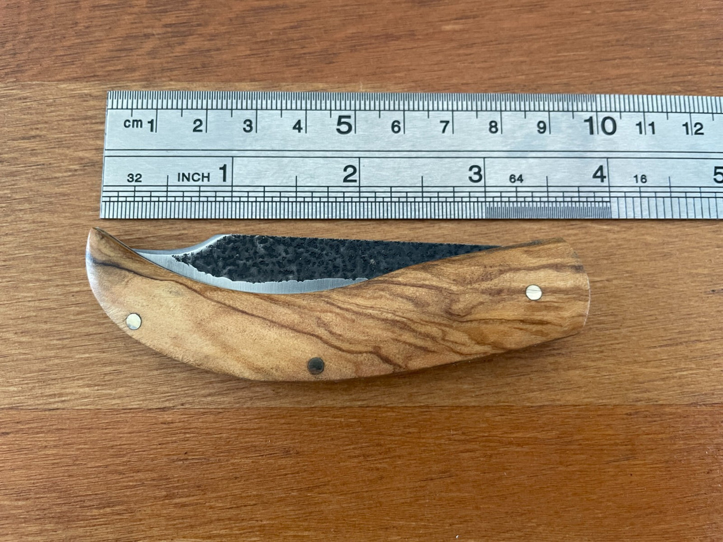 2.5" Tramuntana Navaja Folding Pocket Knife 440 Steel Olive Wood Handle Spanish
