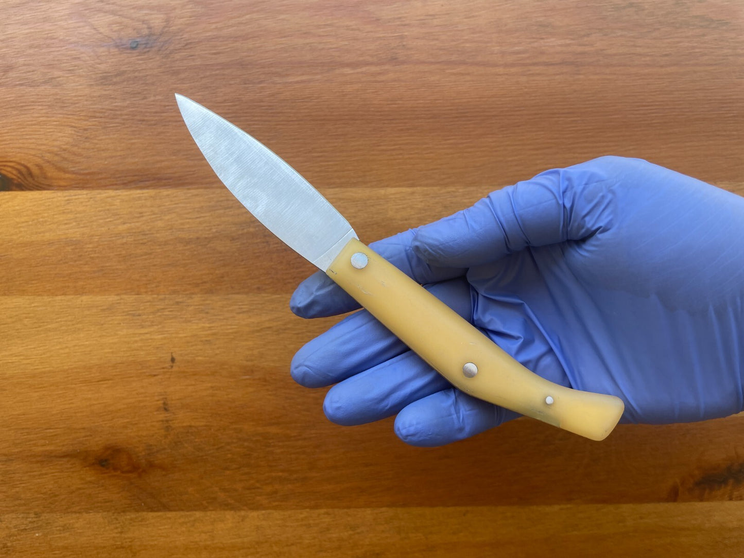 3.54" Pallés Carbono Navaja Pocket Knife Carbon Steel Blade ABS Handle Slipjoint