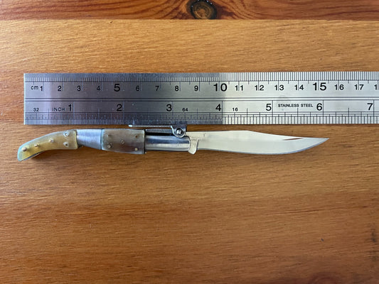2.5" Arabian Folding Pocket Knife Bull Horn Scales Unique Handmade in Spain