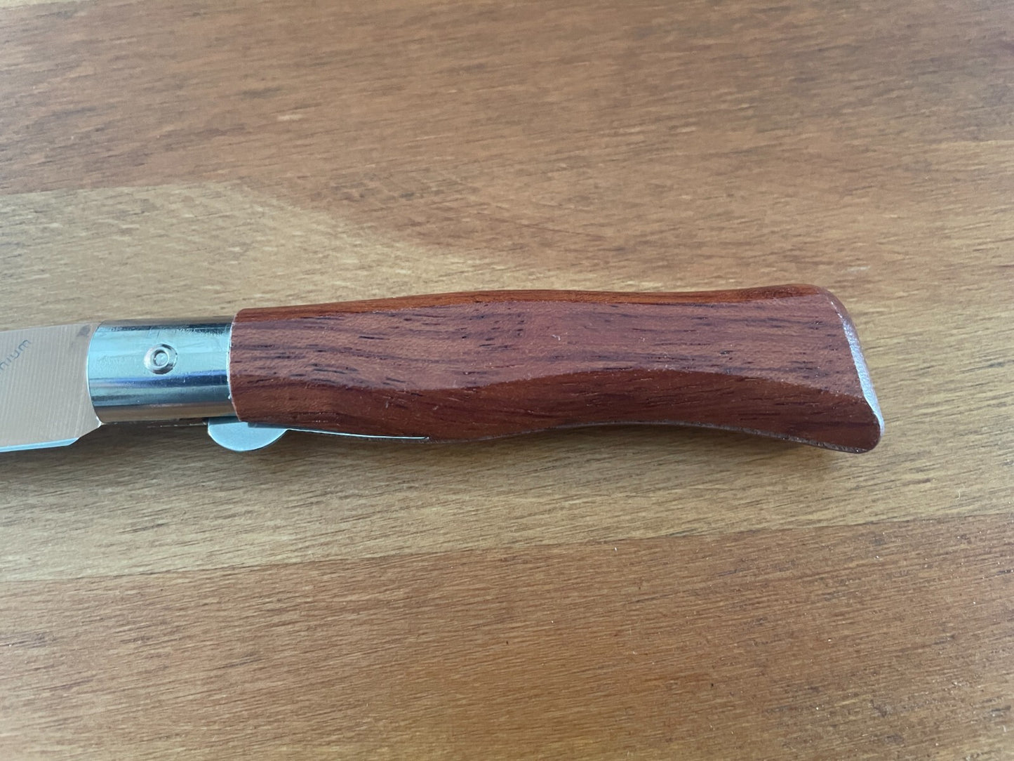 3.54" Portuguese Navaja MAM German Steel AISI 420 Bronze Titanium Blade