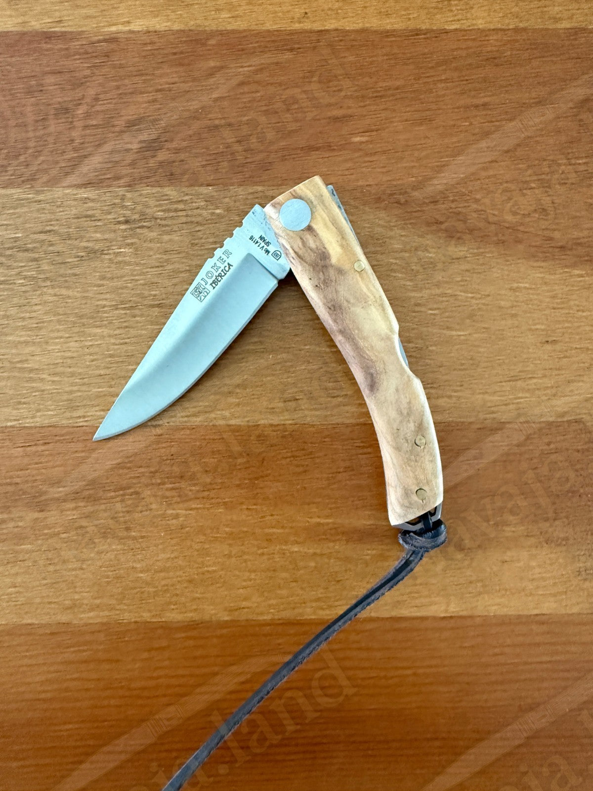 Joker Ibérica Folding Knife Olive Wood Handle 2.95” MOVA 1.4116 Stainless Steel
