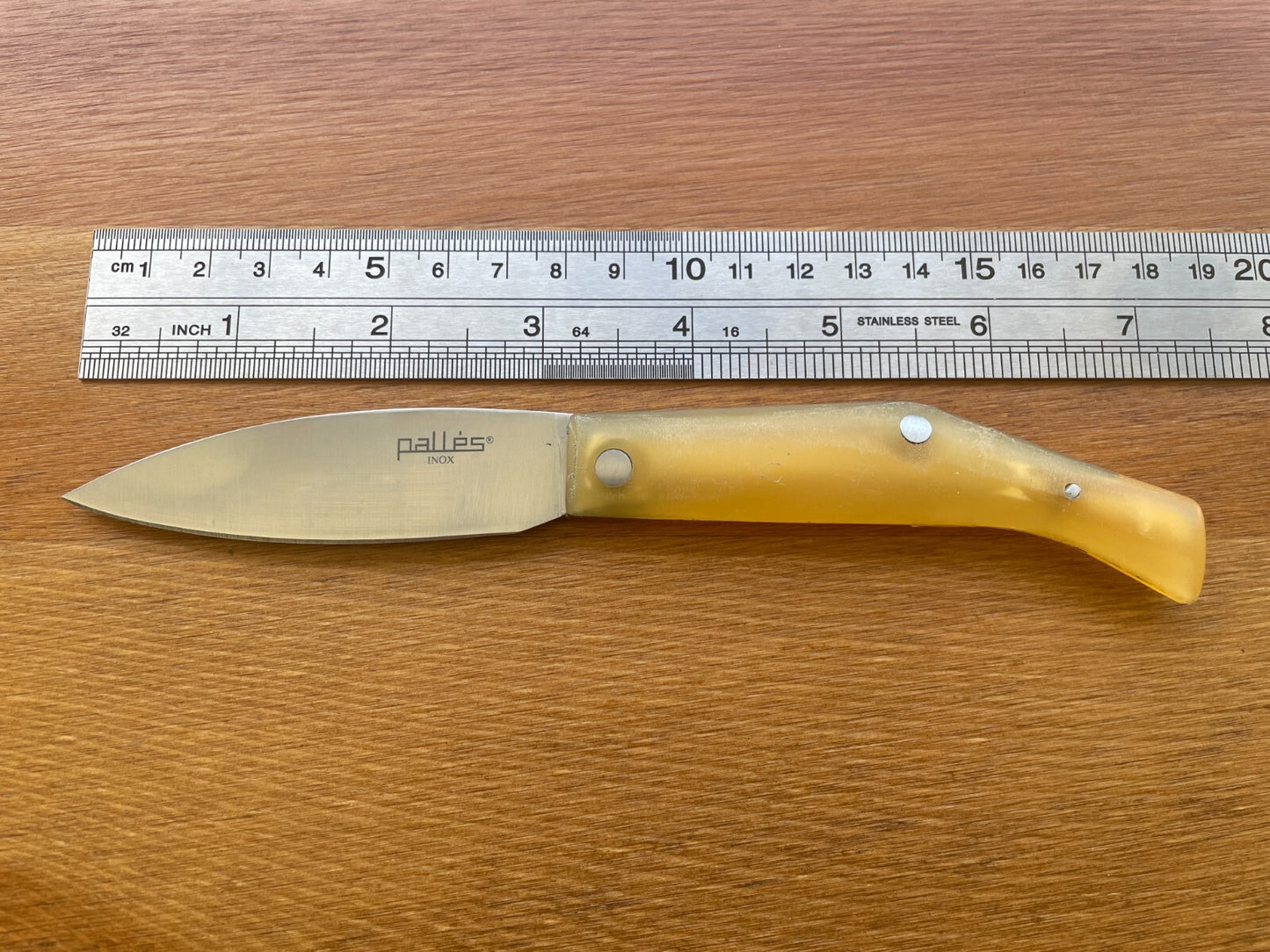 3.14" Pallés Inox Navaja Pocket Knife Stainless Steel Blade ABS Handle