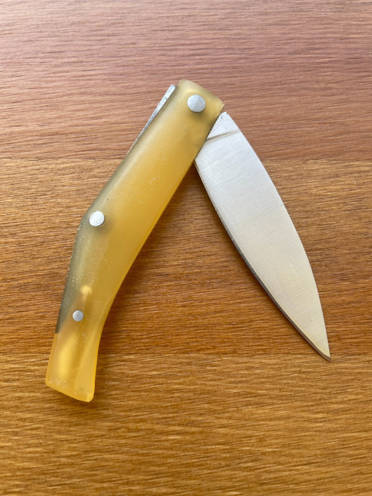 2.75" Pallés Carbono Navaja Pocket Knife Carbon Steel Blade ABS Handle Slipjoint