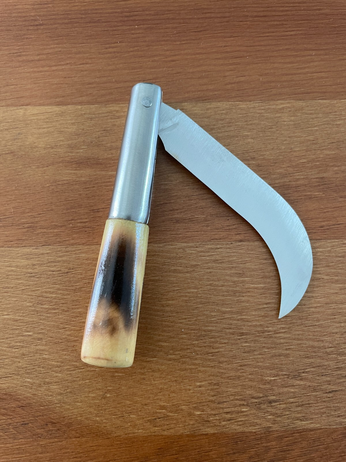 2.9" FL Taramundi Artisan Pocket Knife Navaja Hawkbill Tranchete Boxwood
