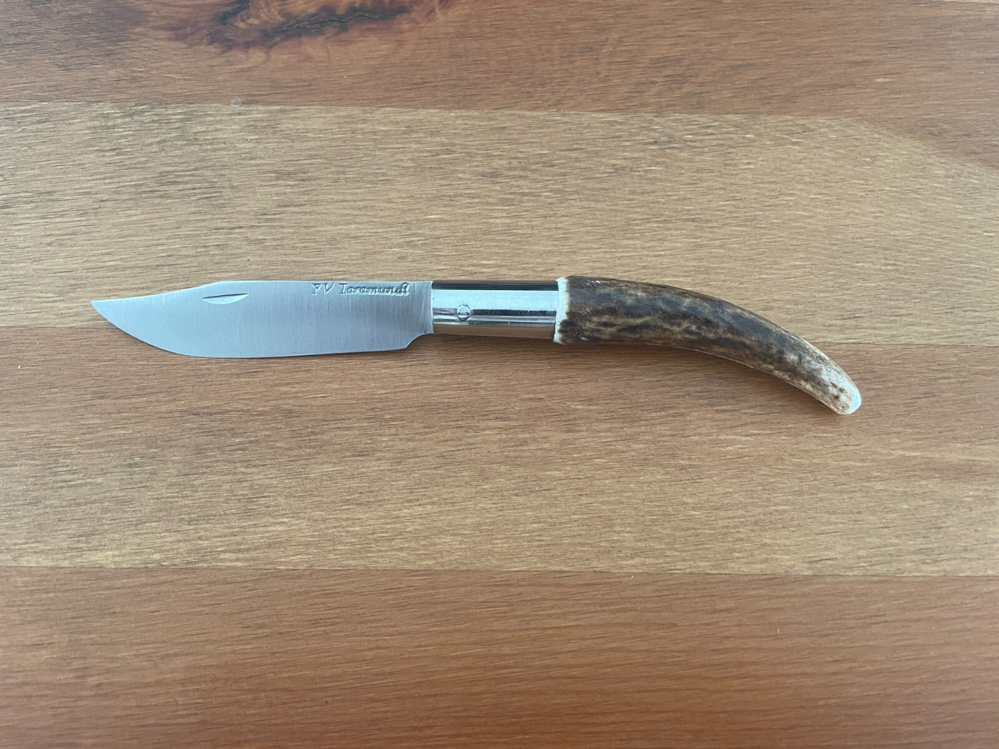 3.14" FV Taramundi Navaja Pocket Knife From Asturias - Spain Genuine Deer Antler