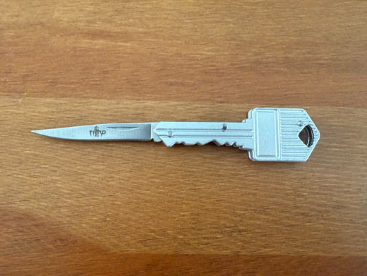 Keychain Compact Mini Folding Knife Stainless Blade Aluminum Handle From Spain