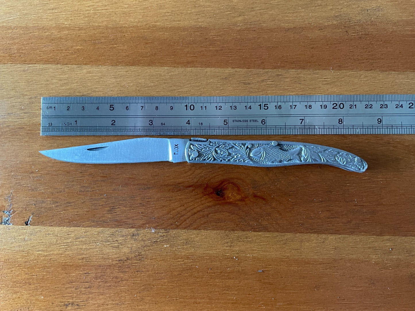 3.8" Spanish Navaja Pocket Knife Decorated Handle From Spain - USA Seller