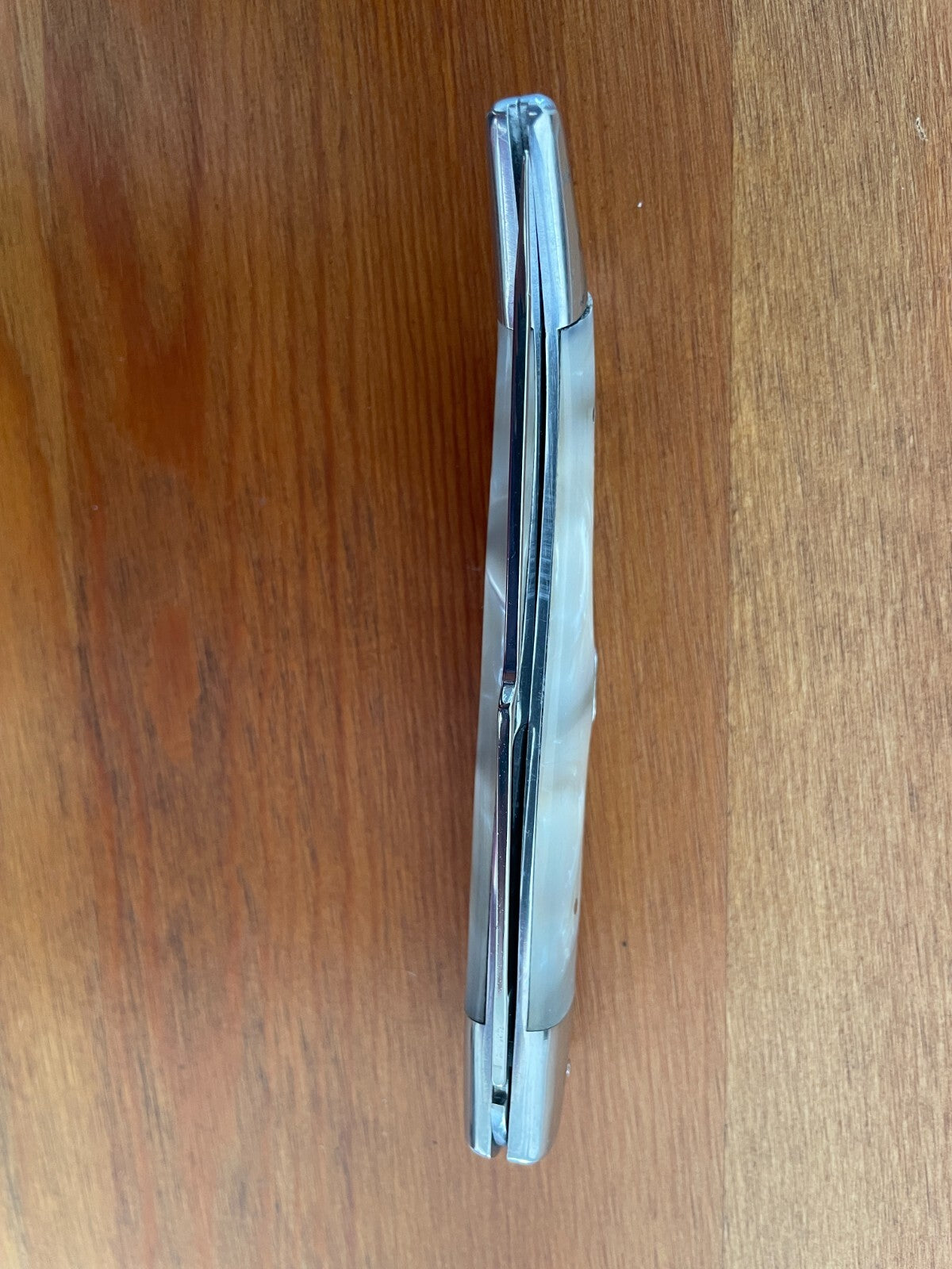 4.3" Spanish Navaja Teja Albacete Pocket Knife Nacre Imitation - US Seller