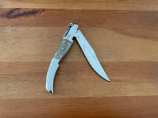 3.8” Arabian Folding Pocket Knife Bull Horn Scales from Spain - US Seller