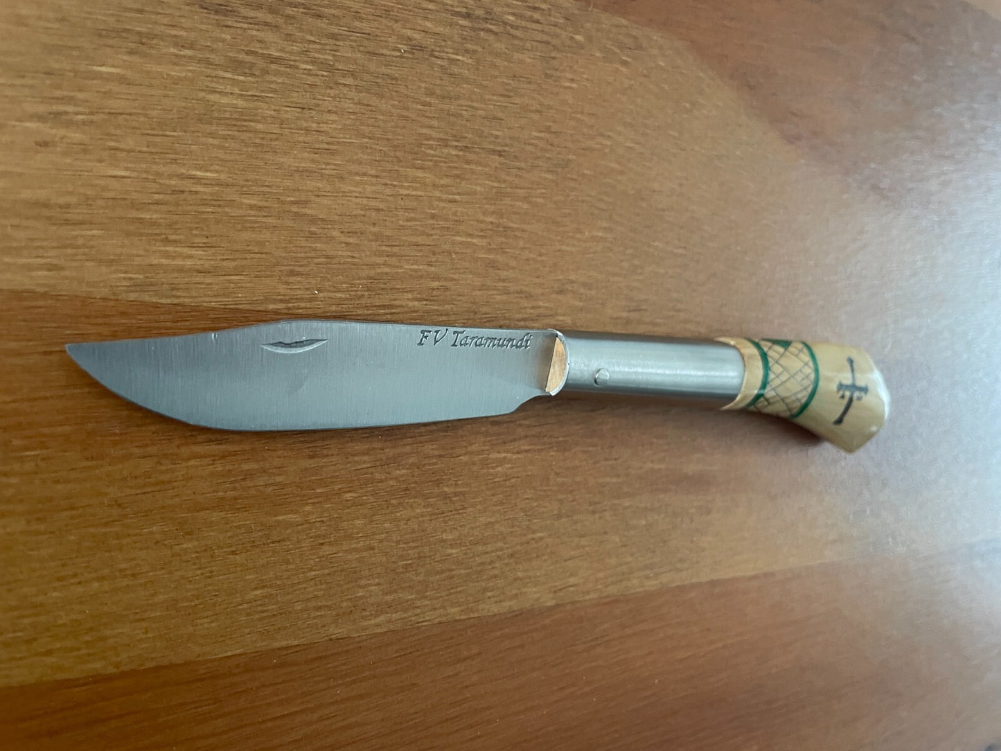 3.14” FV Taramundi Navaja Pocket Knife Made in Asturias Decorated Wood Handle