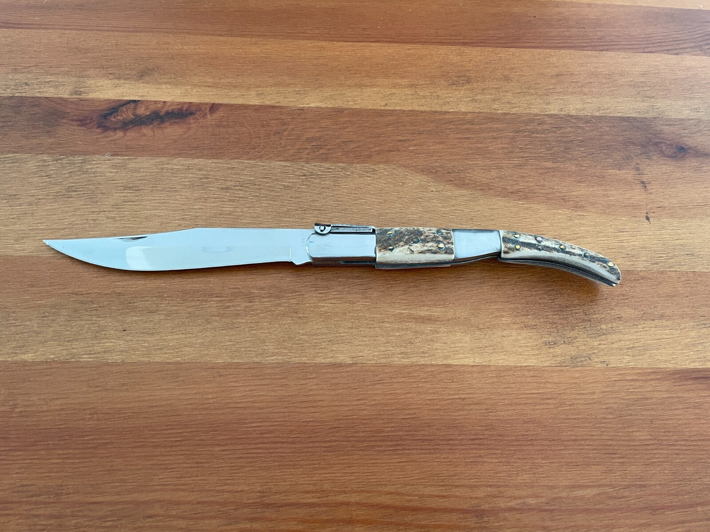 5.3" Arabian Folding Pocket Knife Real Deer Antler Scales Handmade in Spain