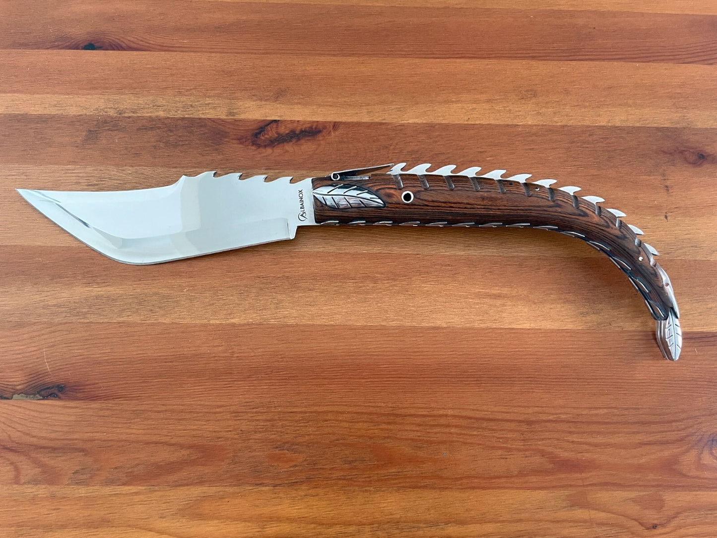 8.5" Giant Navaja Espino with Ratchet Imported from Spain - USA Seller