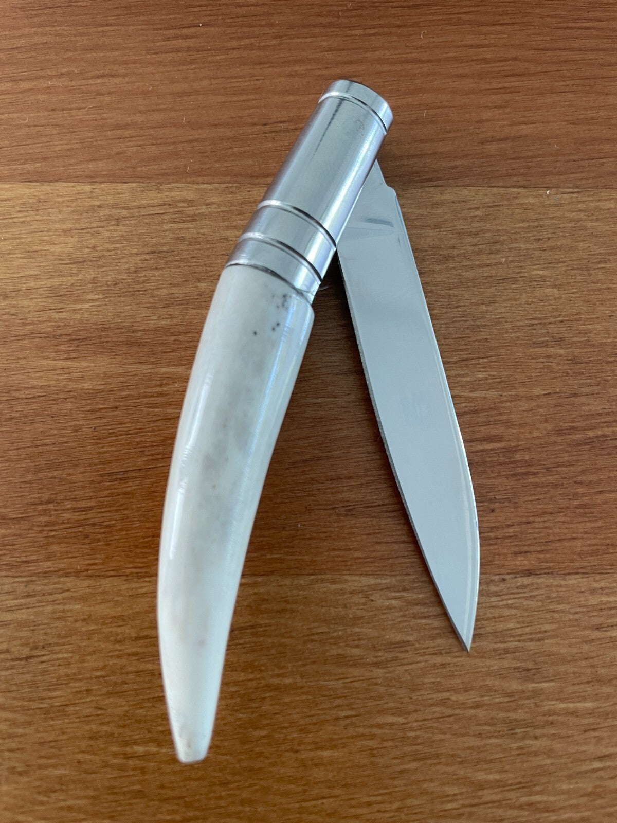 2.55" 420 Steel Navaja Gallega Tramuntana Knives Polished Staghorn Handle