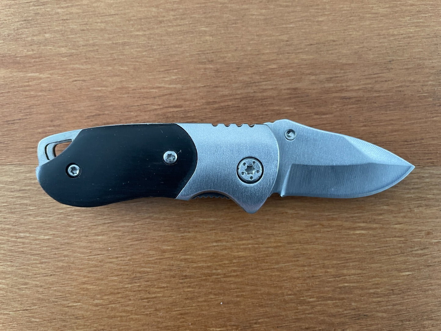 1.6" Cute Navaja Small Tactical Pocket Knife Stainless Black Wood Scales - Spain