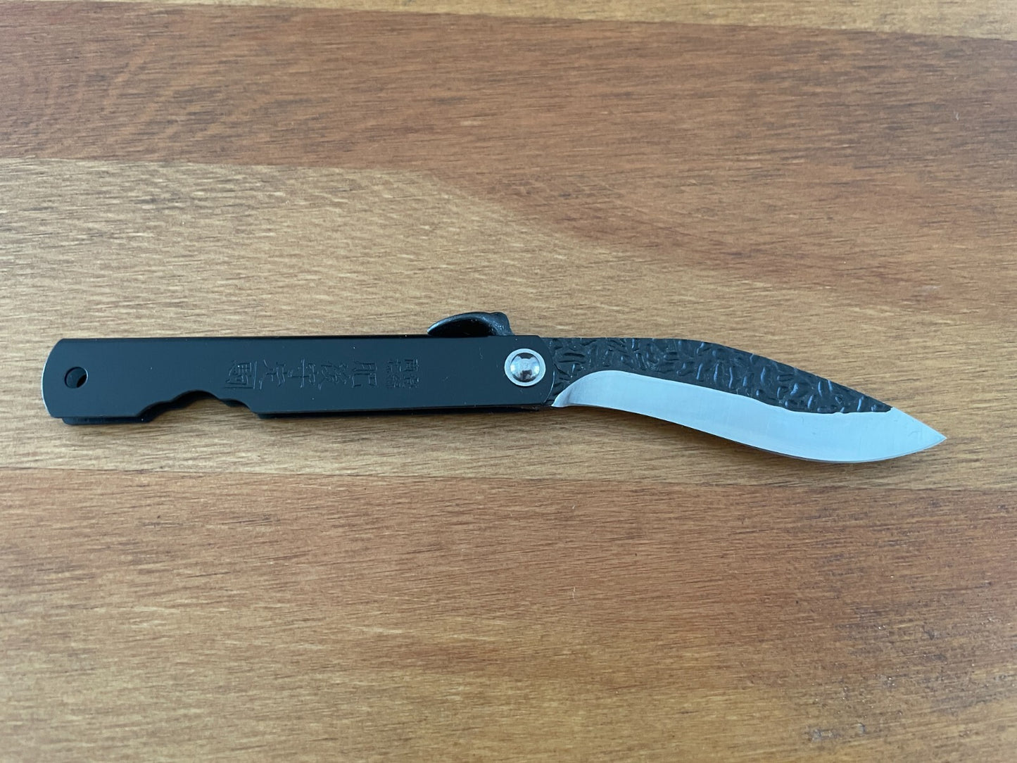 2.9" Navaja Higonokami Pocket Knife Falcata Blade Steel 420 with Sheath
