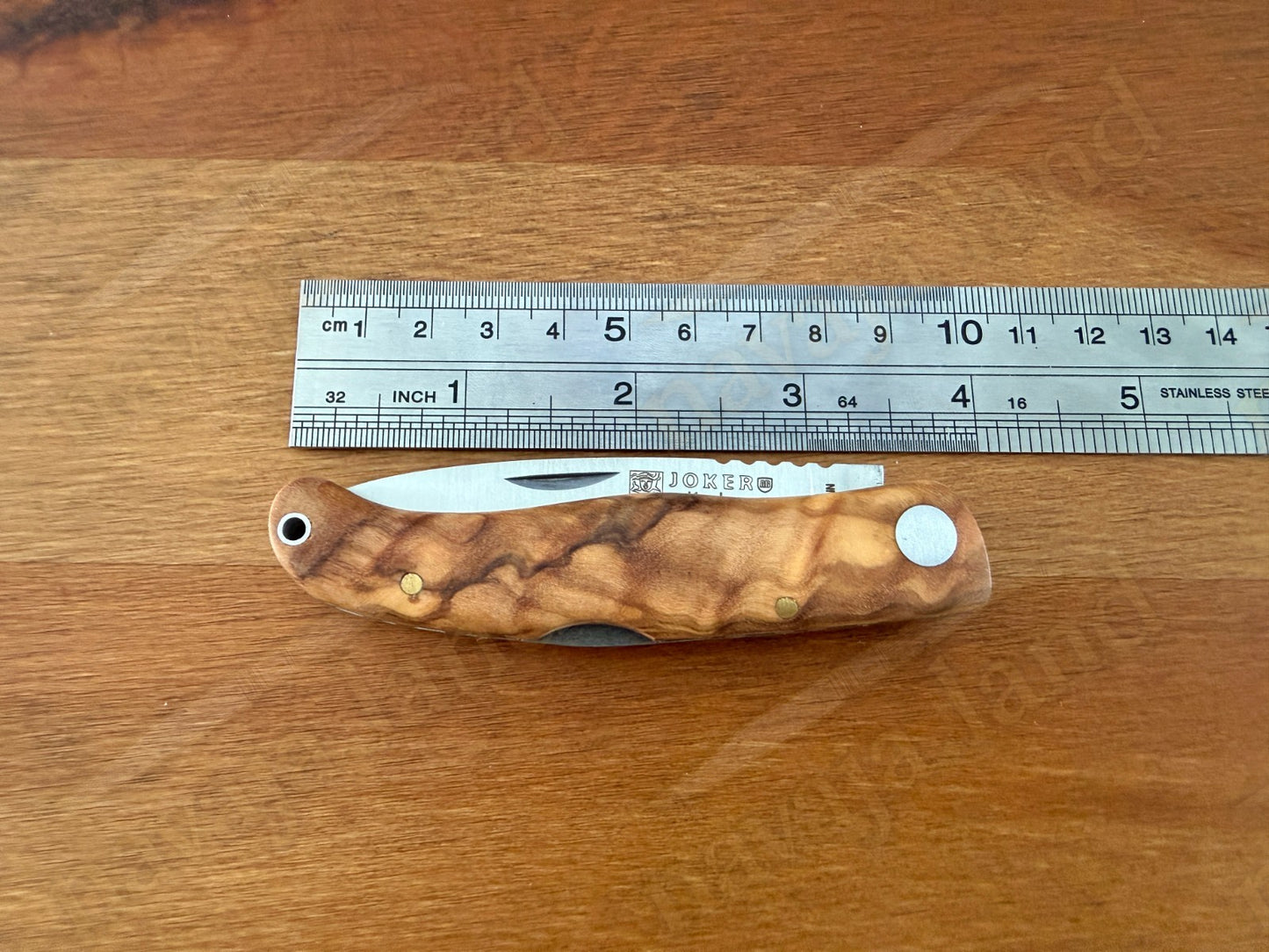 Joker Koala Pocket Knife 2.75” MOVA Blade Olive Wood Handle Handmade in Spain
