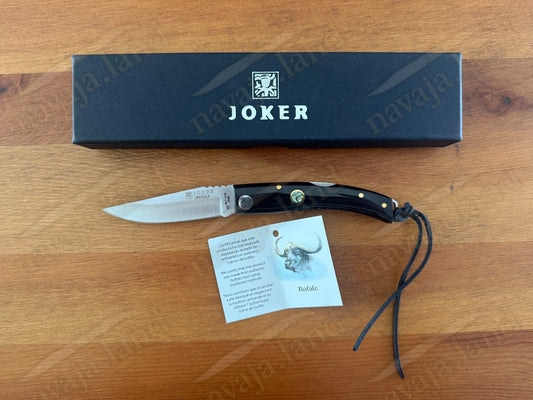 3” Joker Ibérica Folding Knife Buffalo Horn Handle MOVA 1.4116 Stainless Steel