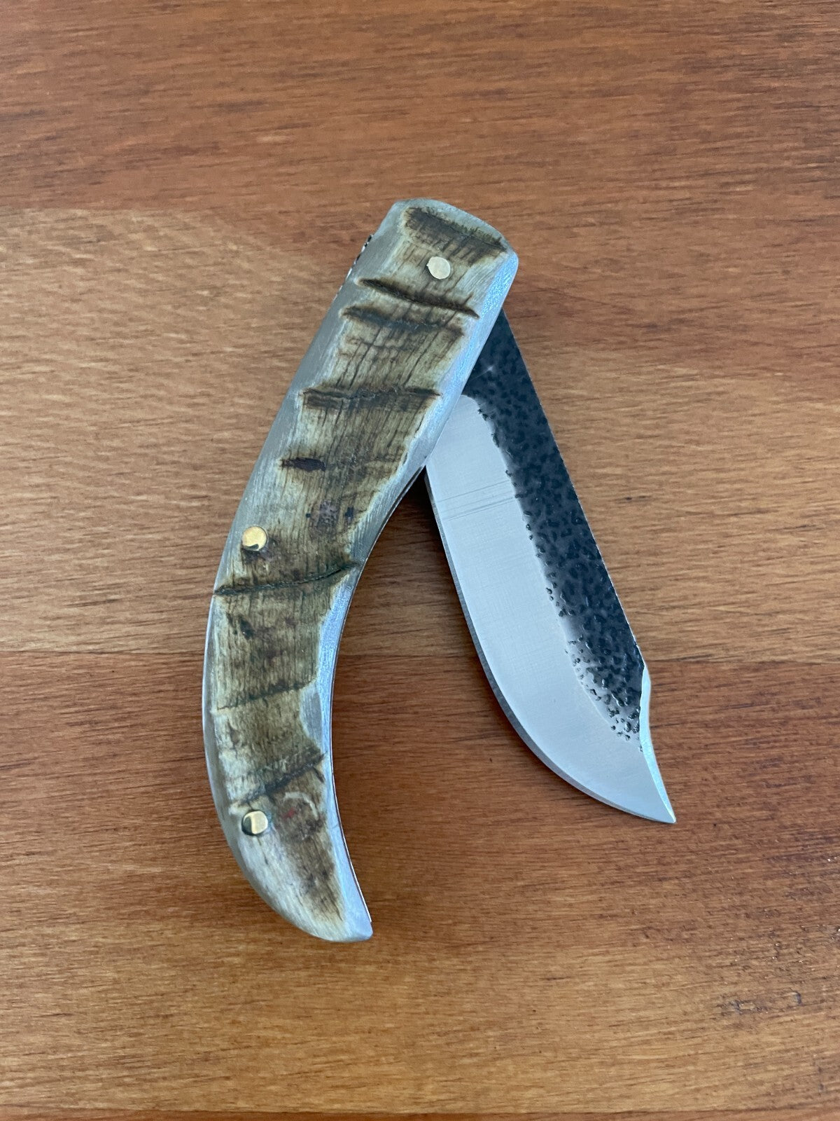 2.5" Tramuntana Navaja Folding Pocket Knife 440 Steel Ram's Horn Handle Spain