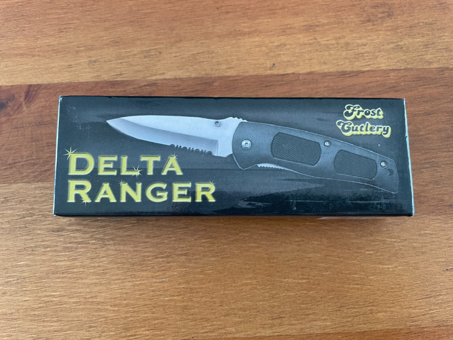 3.5" DELTA RANGER 15-208B FROST CUTLERY WITH BELT CLIP