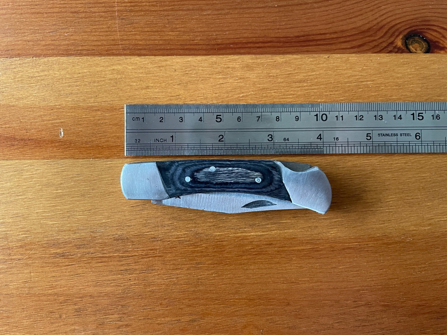 Spanish Navaja pocket knife 2.9" Wooden Scales - USA Seller