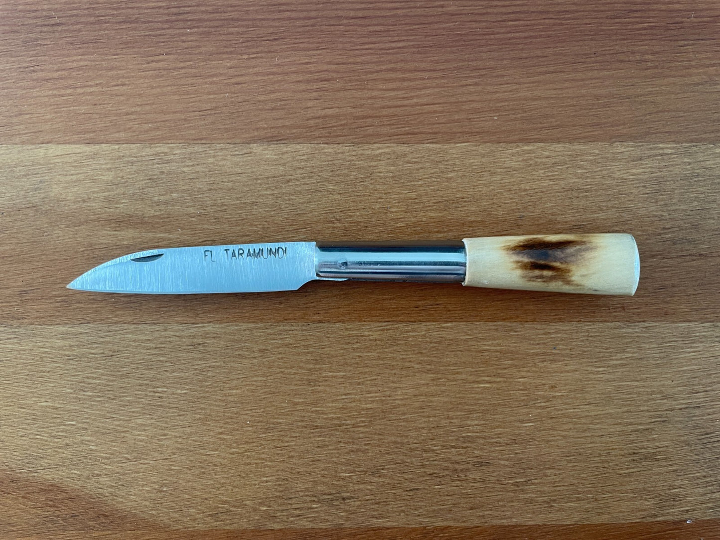 3.14" FL Taramundi Artisan Pocket Knife Navaja Boxwood Handle - From Spain