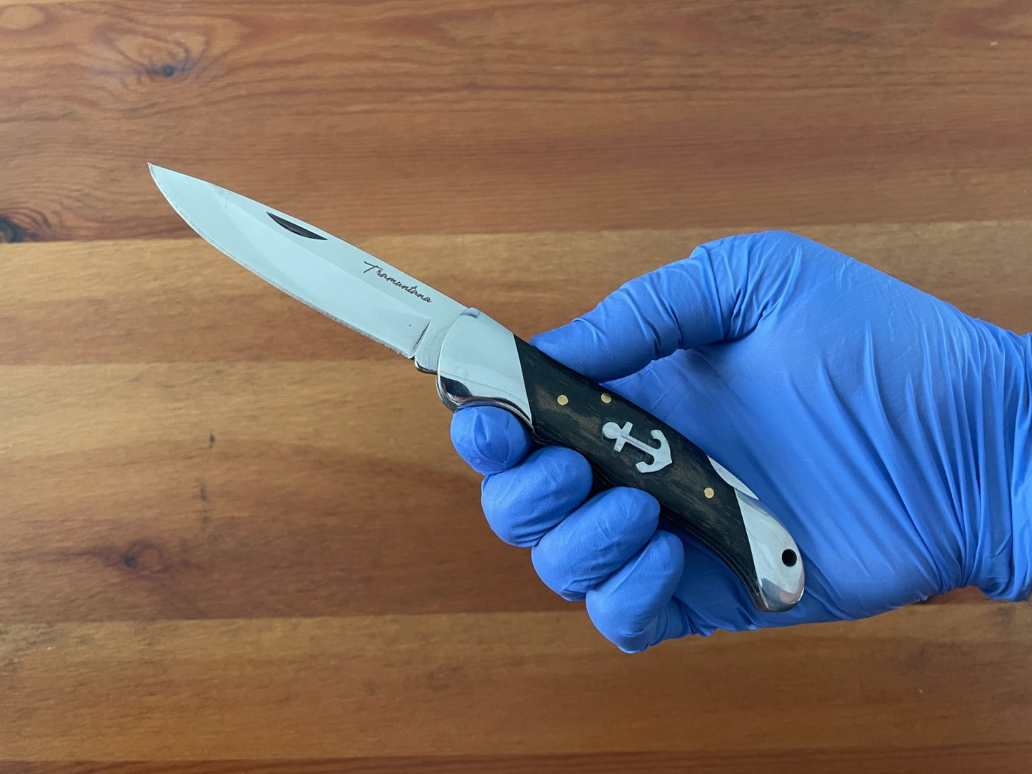 3.4" 420 Steel Tramuntana Folding Knife Marinera de Lux Model Steel and Ebony