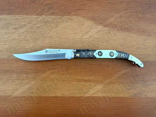 3.5” Albacete Navaja Joker Arabian Knife Zamak Handle Handmade Slipjoint Spain