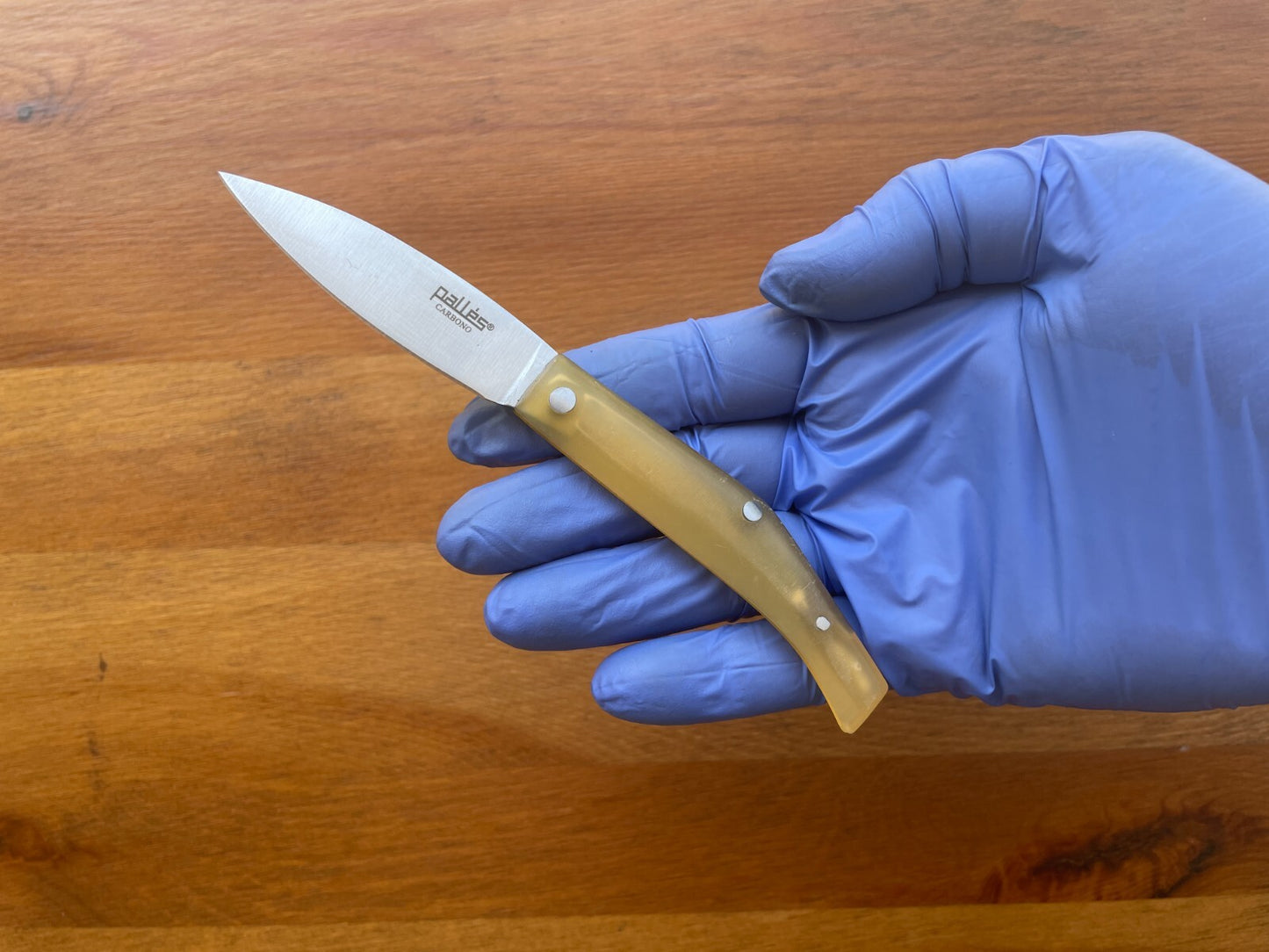 2.75" Pallés Carbono Navaja Pocket Knife Carbon Steel Blade ABS Handle Slipjoint