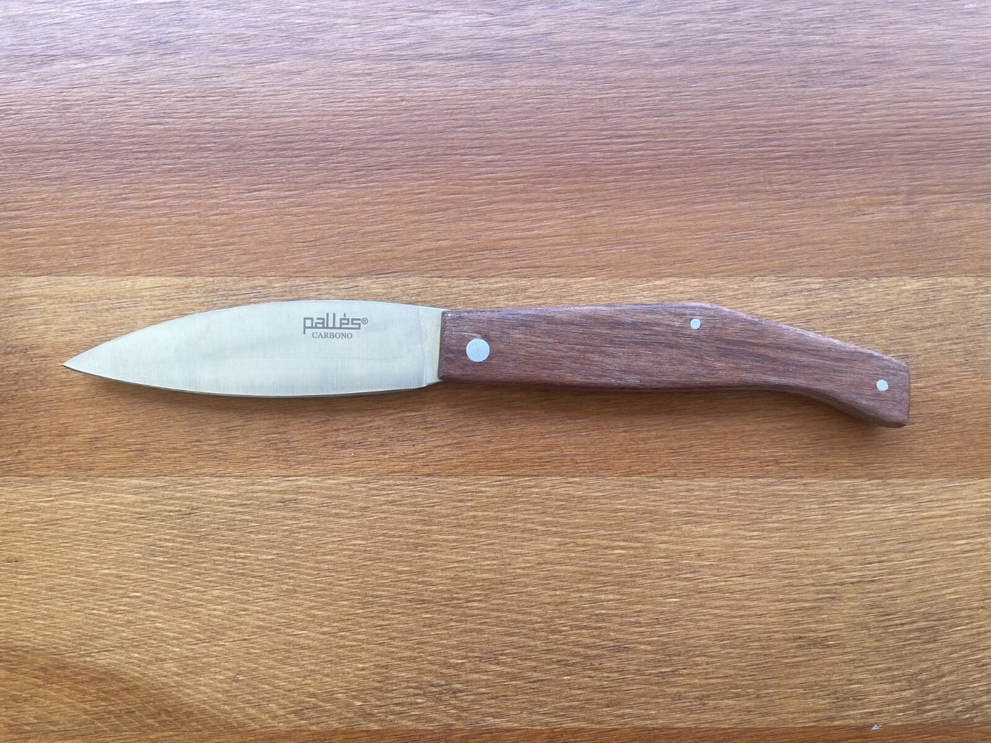 3.9" Pallés Carbon Steel Navaja Pocket Knife Wood Handle Slipjoint From Spain