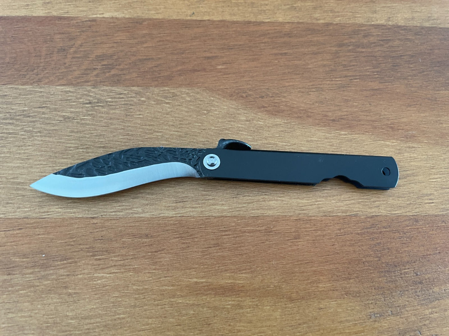 2.9" Navaja Higonokami Pocket Knife Falcata Blade Steel 420 with Sheath