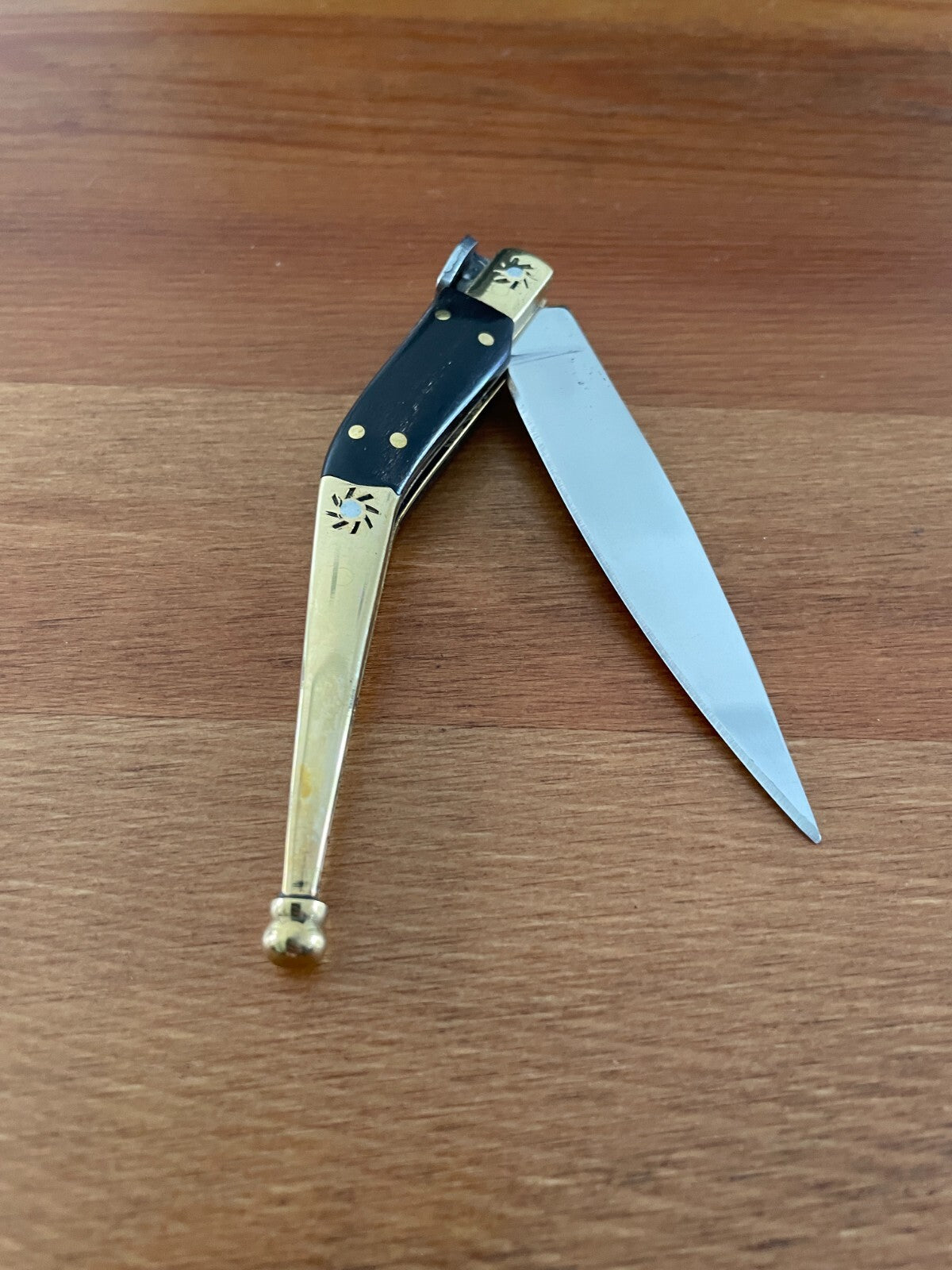 3.2" 420 Steel Navaja Tramuntana Empordanesa Brass Ferrules & Bullhorn Inserts