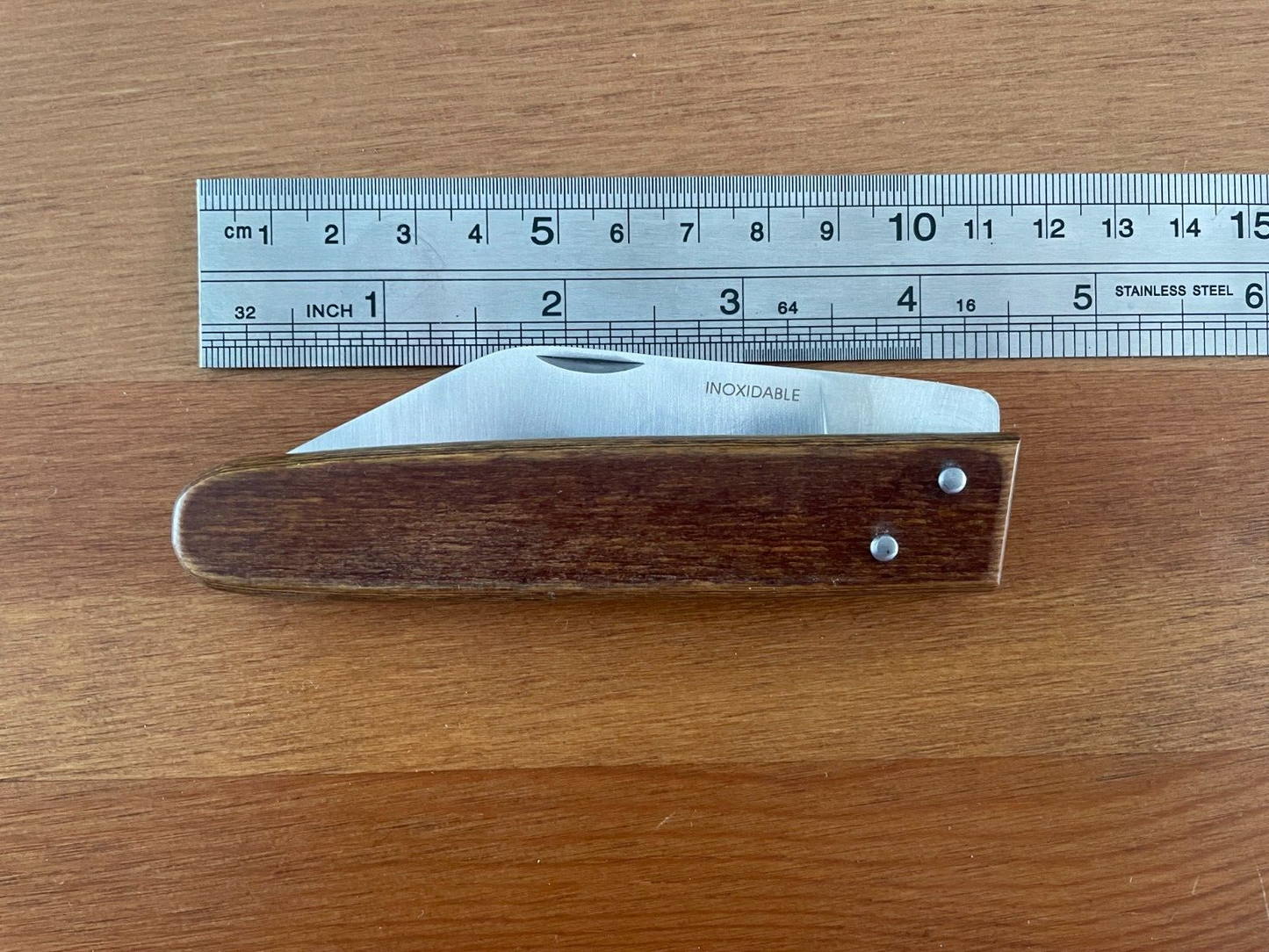 3.5 in. / 9cm - Navaja Pastora Albacete Knife Stainless No Lock - USA Seller