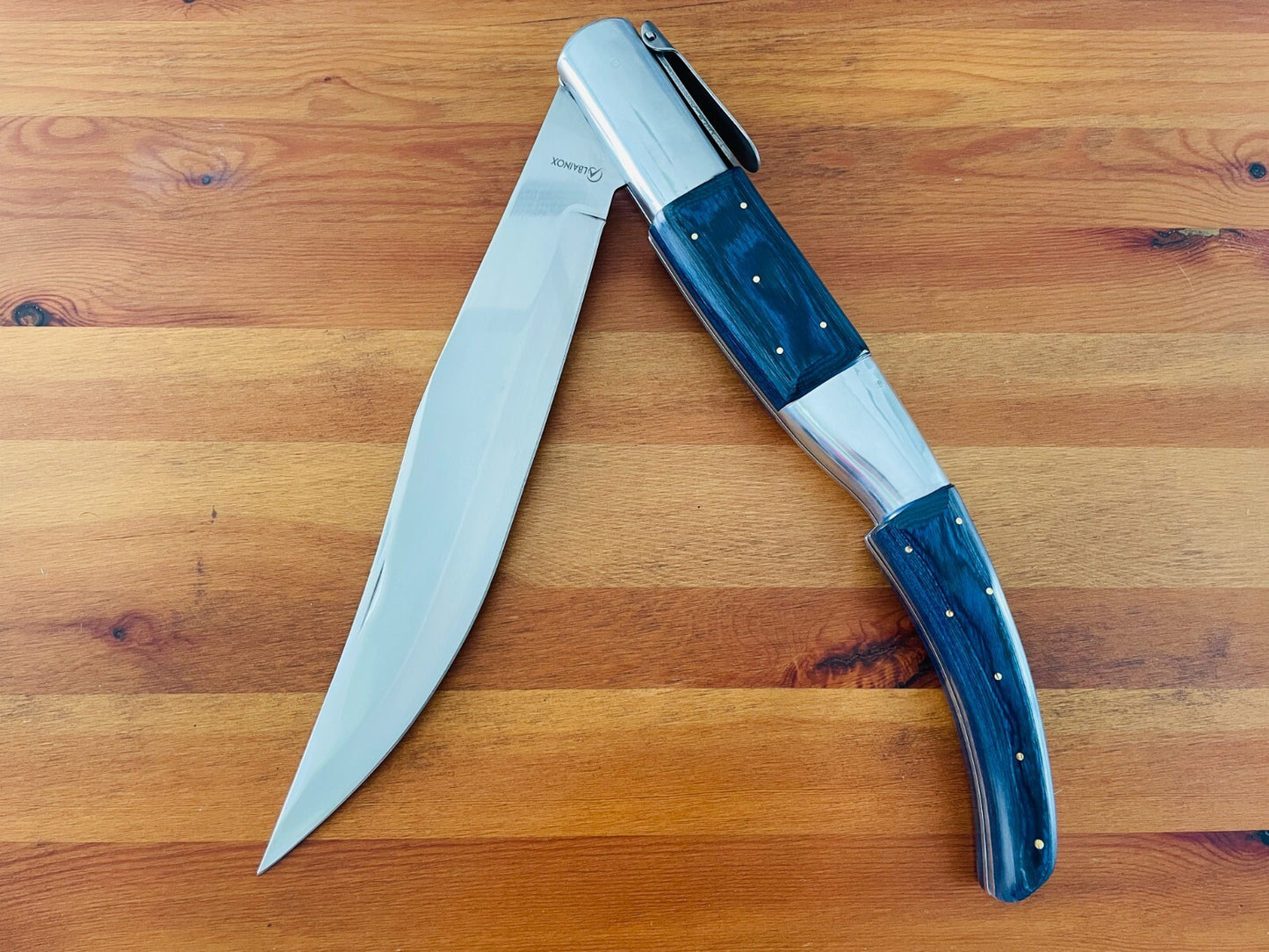 14" Gigantic Arabian Style Navaja Folding Knife Collectors Item Fully Functional
