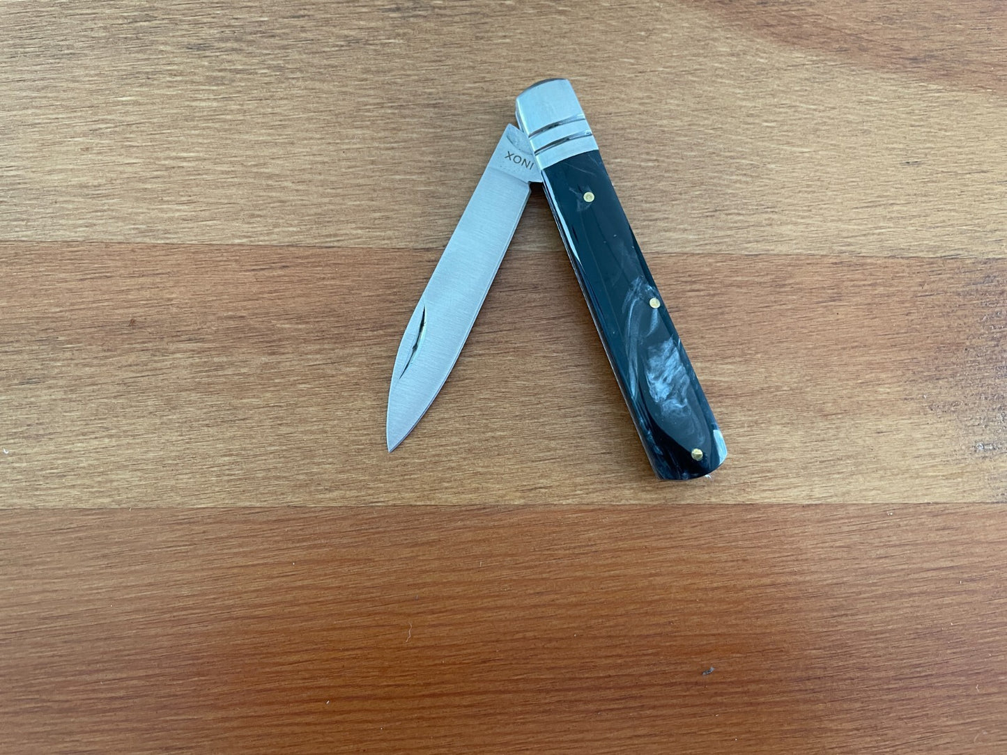 2.8" Made in Spain Navaja Albacete Classic Pocket Knife Black Celluloid Handle