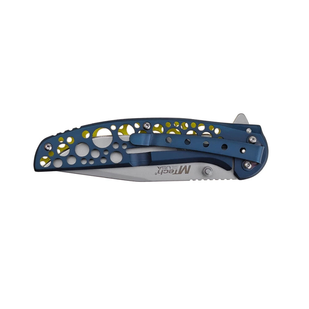 3.53 inch MTech USA Spring Assisted Folding Pocket Knife Frame Lock
