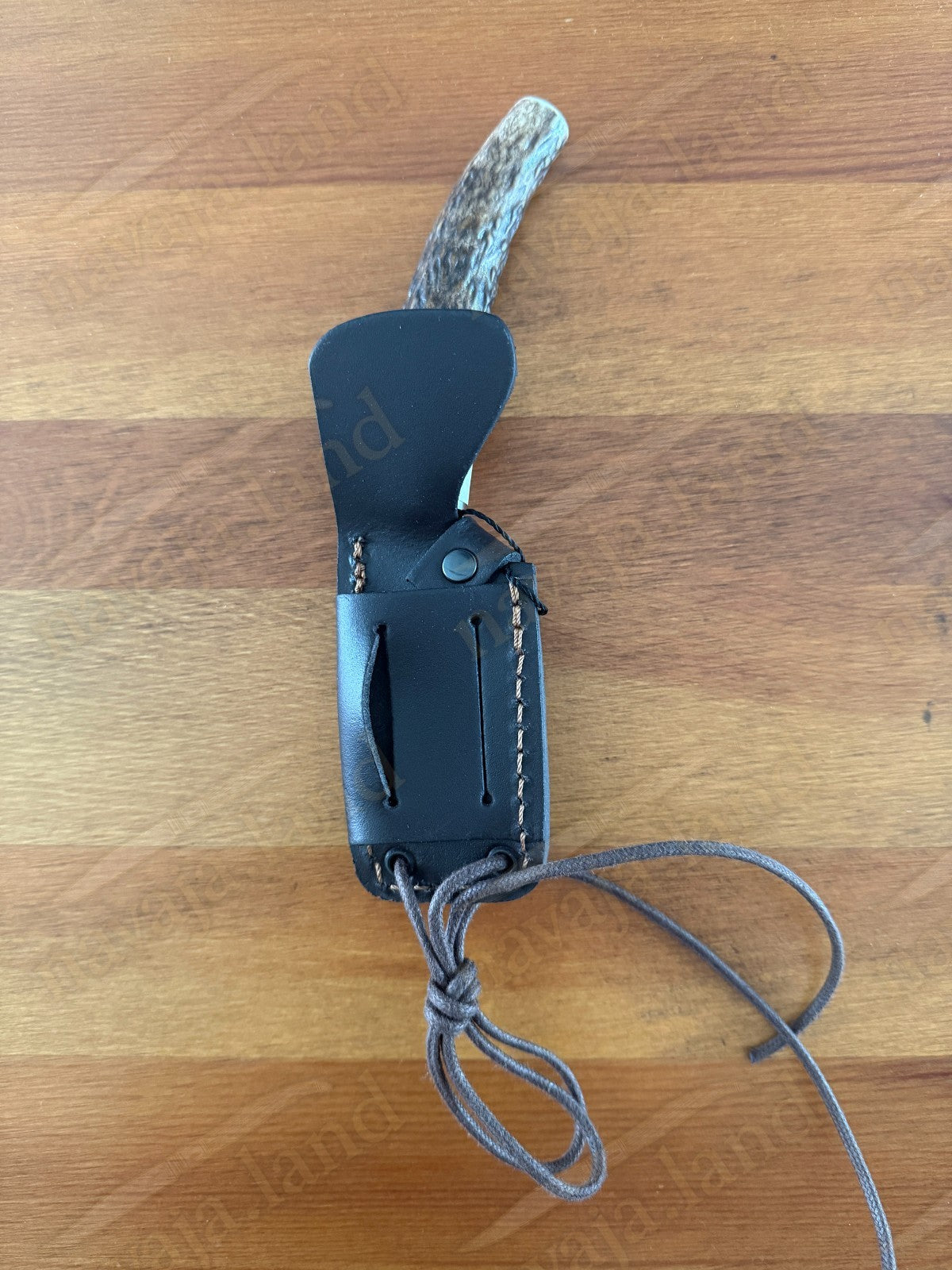 Joker Topo Hunting Knife Genuine Deer Horn Handle Leather Sheath Handmade Spain