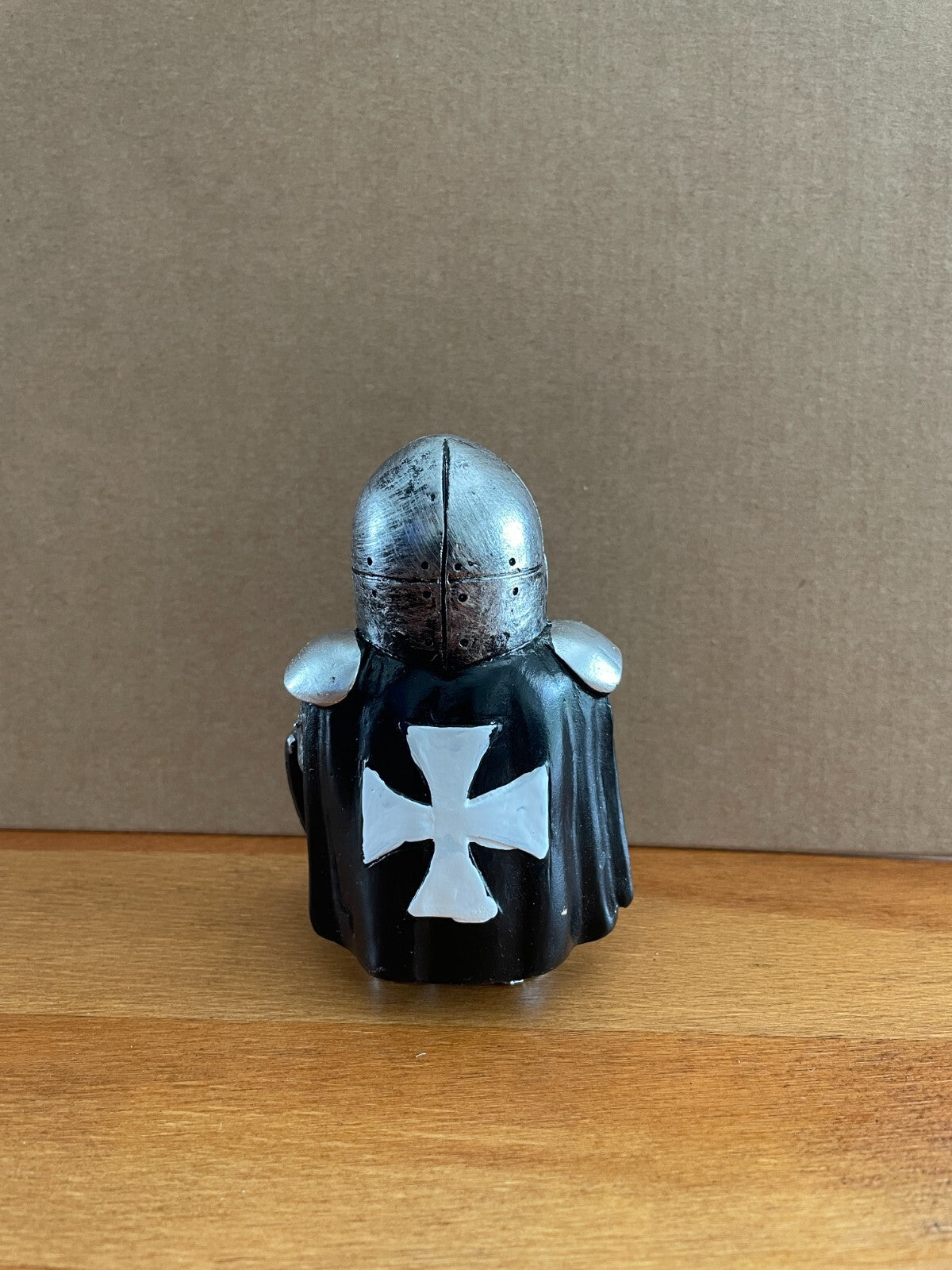Decorative / Collectible Small Resin Figurine Templar Knight with Axe