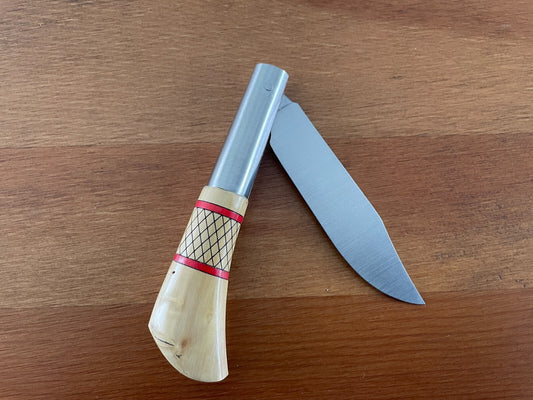 3.14” FV Taramundi Navaja Pocket Knife Made in Asturias Decorated Wood Handle