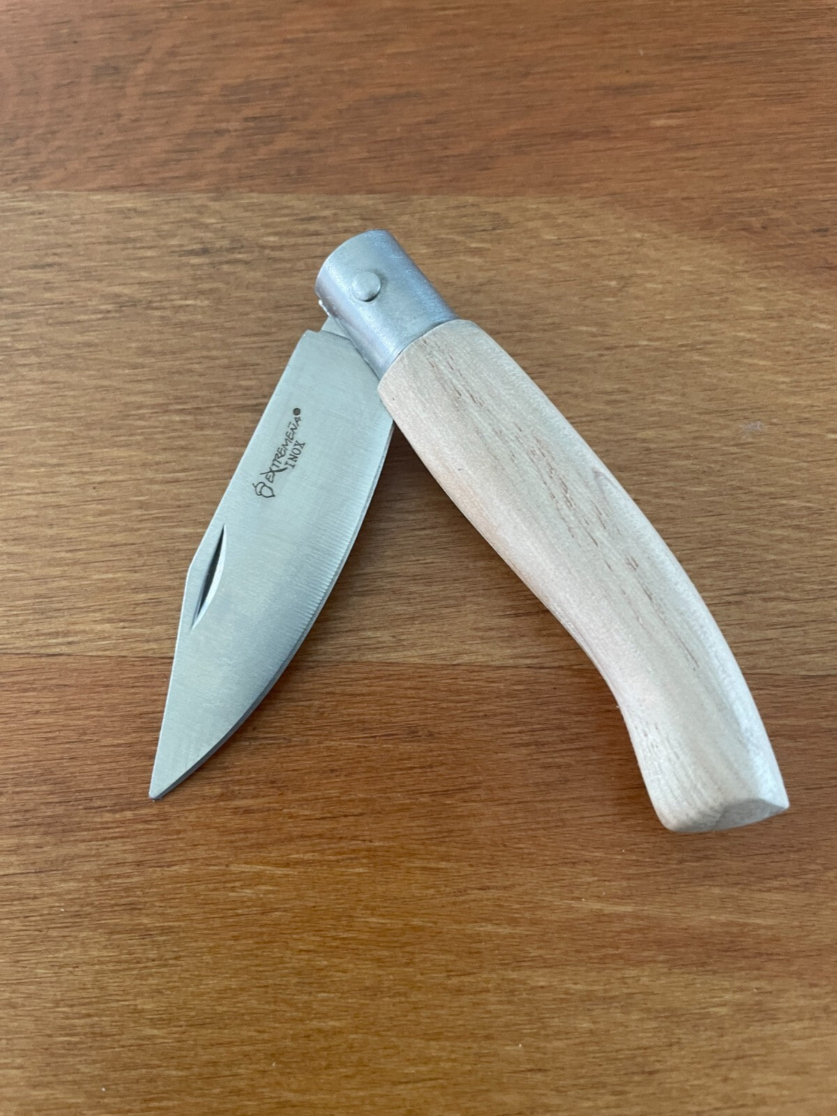2.4" Extremeña Inox Navaja Small Pocket Knife Wood Handle No Locking From Spain