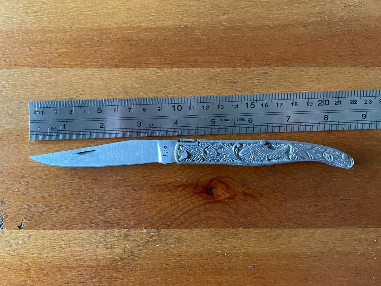 3.8" Spanish Navaja Pocket Knife Decorated Handle From Spain - USA Seller