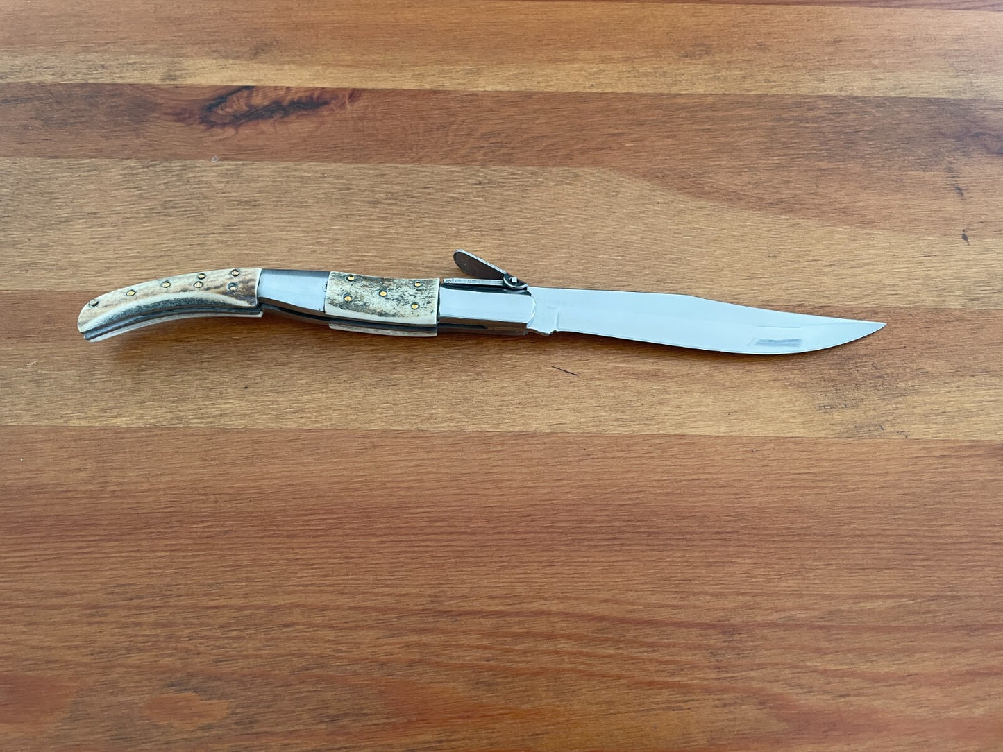 5.3" Arabian Folding Pocket Knife Real Deer Antler Scales Handmade in Spain
