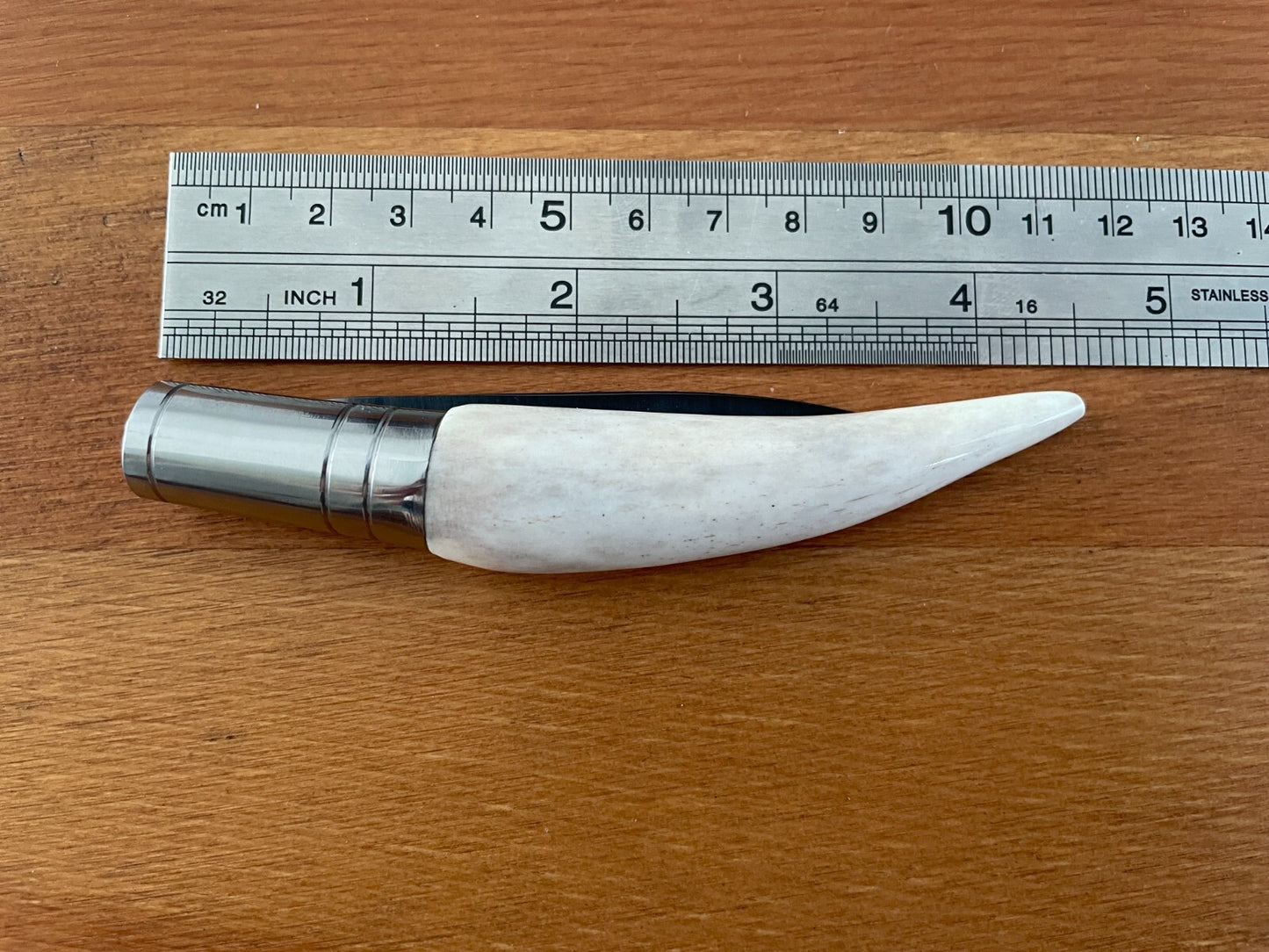 3.15" 420 Steel Navaja Gallega Tramuntana Knives Polished Staghorn Handle