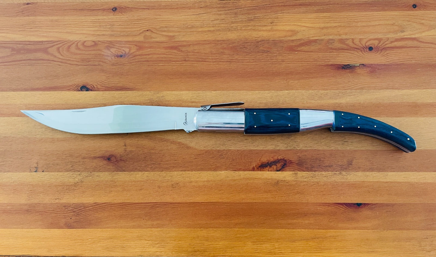 14" Gigantic Arabian Style Navaja Folding Knife Collectors Item Fully Functional