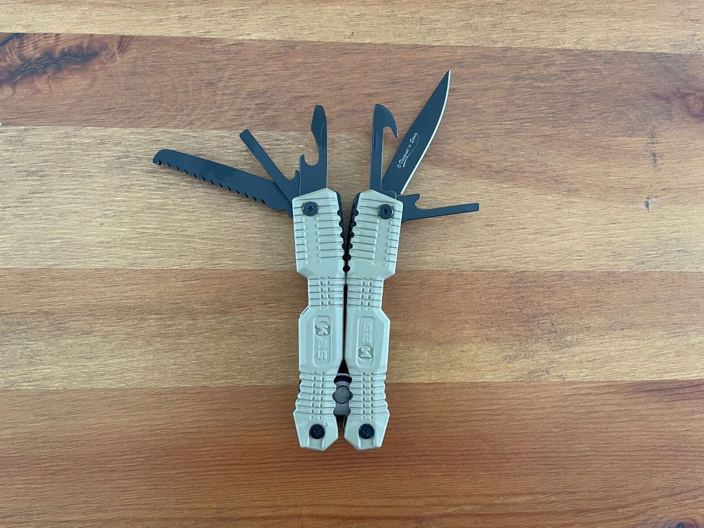 K25 Tactical Multi-Tool Pliers with Sheath and Various Screwdriver Bits