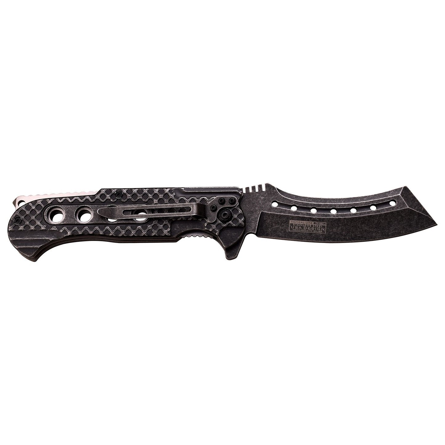 4" Tac-Force Designed in USA Spring Assisted Folding Pocket Knife Belt Clip