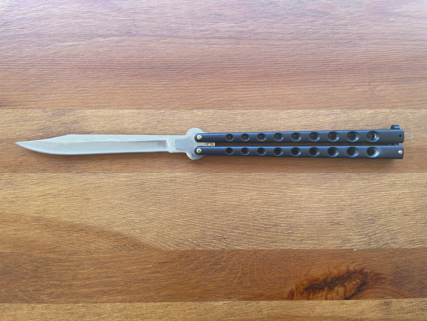 5.9" Stainless Blade Folding Pocket Knife With Zamak/Black Handle Long Blade