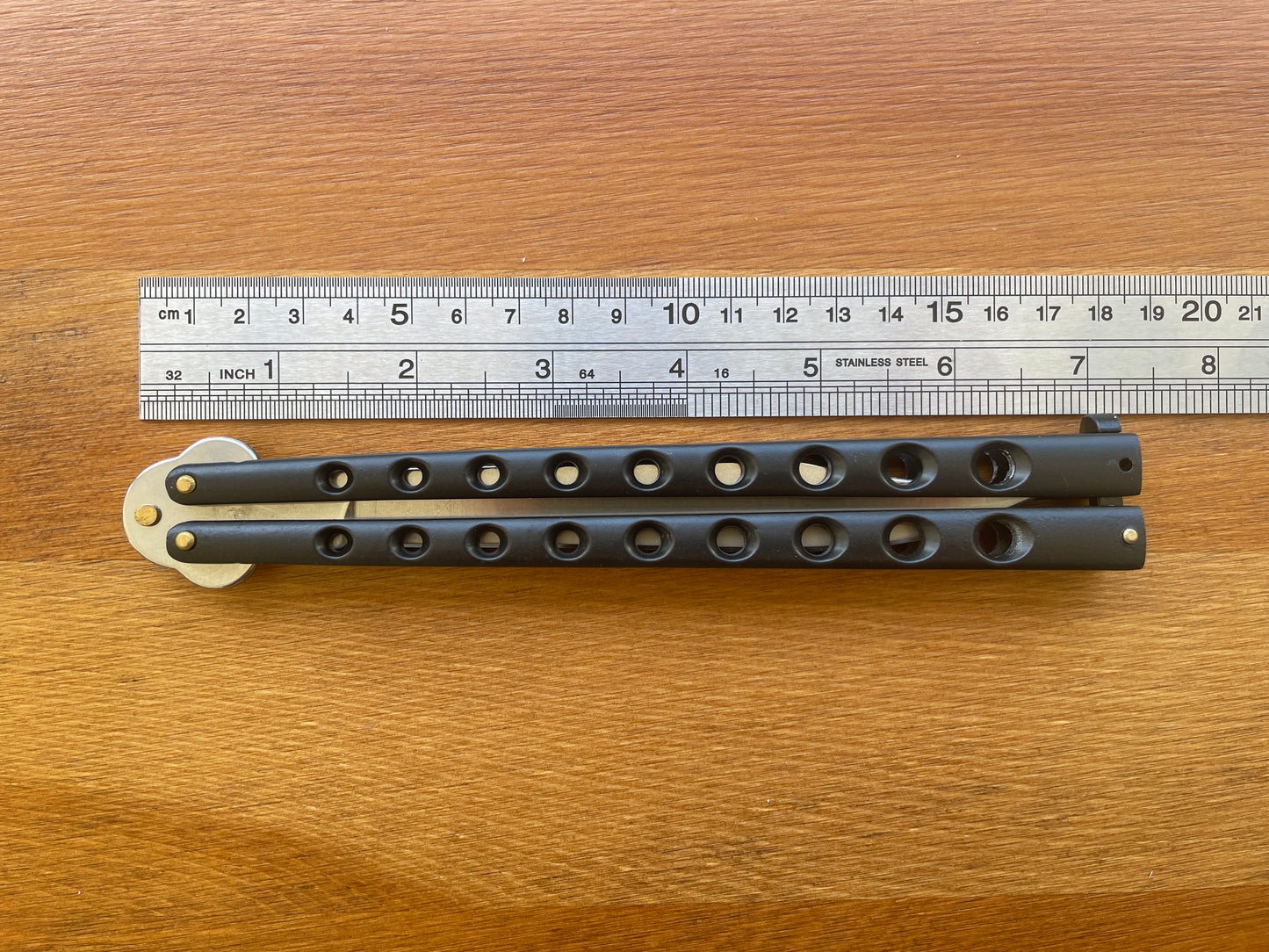 5.9" Stainless Blade Folding Pocket Knife With Zamak/Black Handle Long Blade